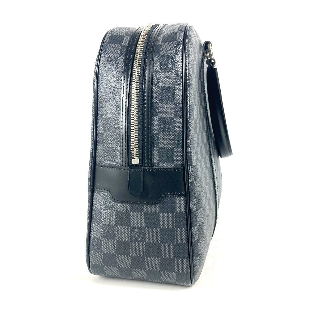 LOUIS VUITTON N51195 ダミエグラフィット ポルト ドキュマン ヴォワヤージュ 書類バッグ ブリーフケース カバン ハンドバッグ ビジネスバッグ ダミエグラフィットキャンバス メンズ ブラック
