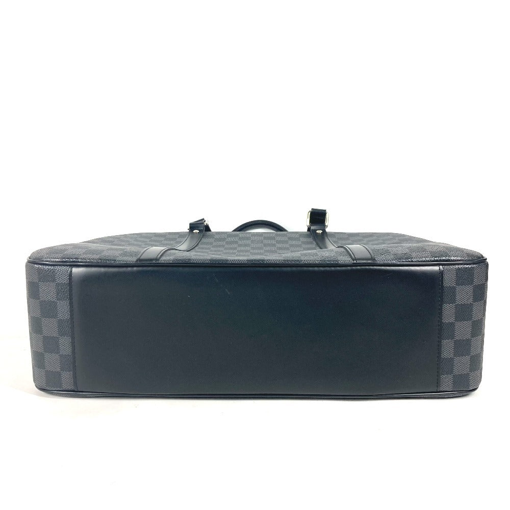 LOUIS VUITTON N51195 ダミエグラフィット ポルト ドキュマン ヴォワヤージュ 書類バッグ ブリーフケース カバン ハンドバッグ ビジネスバッグ ダミエグラフィットキャンバス メンズ ブラック