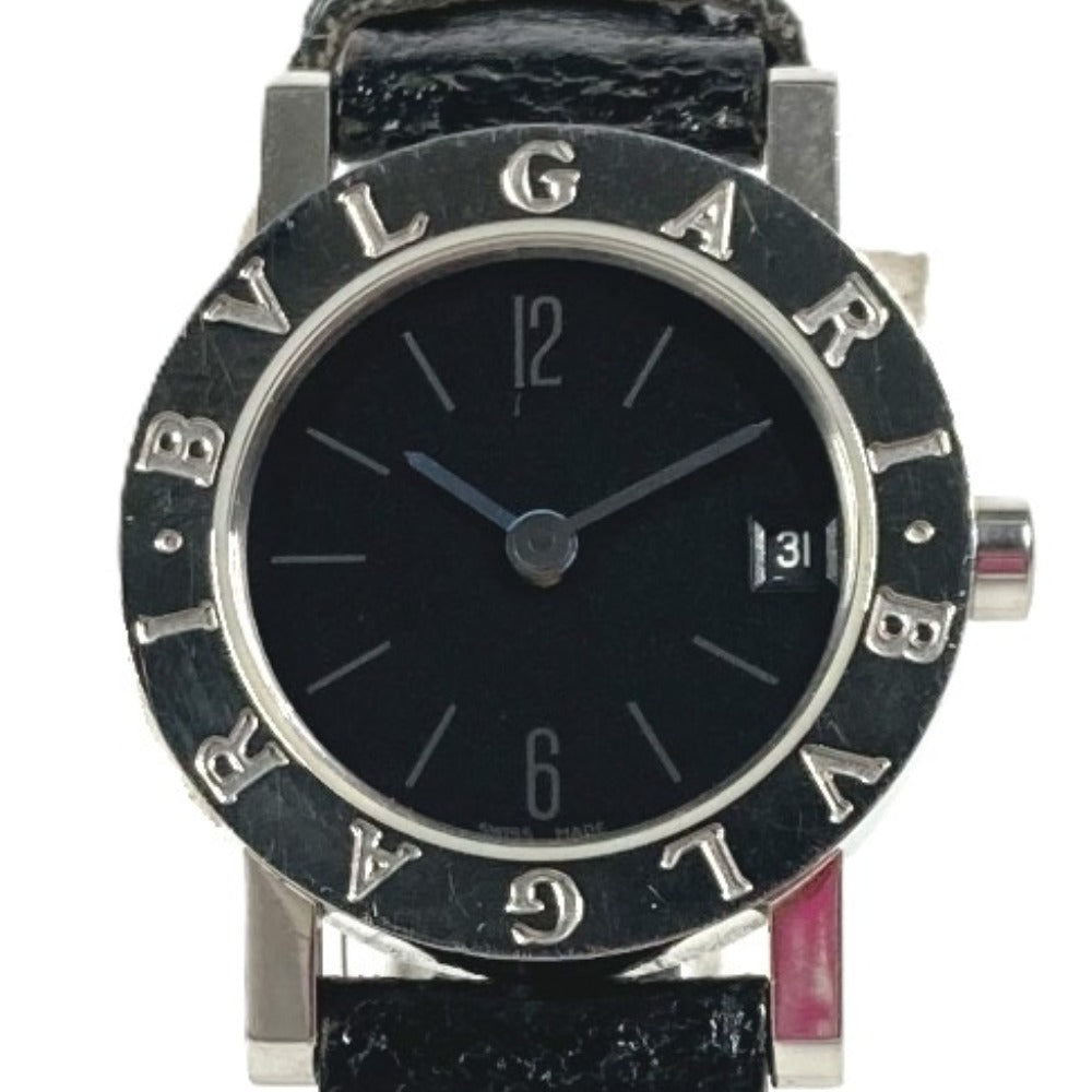 BVLGARI BB23SS ブルガリブルガリ ロゴ レディース腕時計 ウォッチ 腕時計 SS レディース ブラック