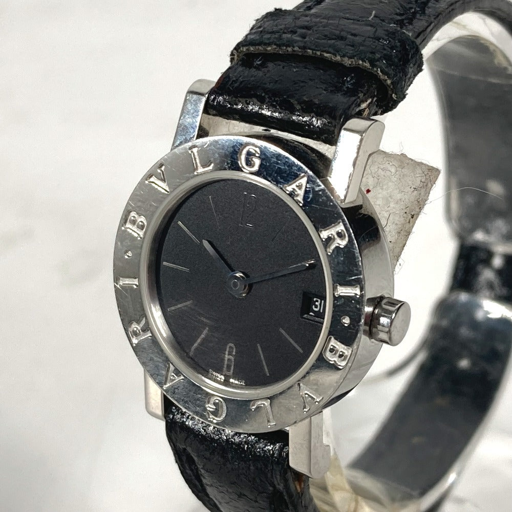 BVLGARI BB23SS ブルガリブルガリ ロゴ レディース腕時計 ウォッチ 腕時計 SS レディース ブラック