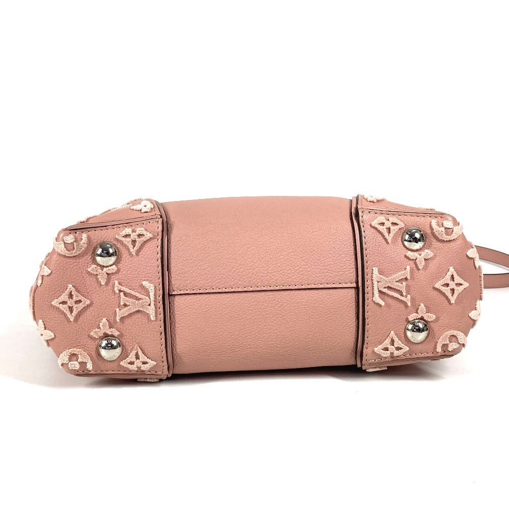 LOUIS VUITTON M94639 Monogram Vellore Tote W BB Shoulder Bag 2WAY Bag Shoulder Bag Hand Bag Tote Bag Leather Magnolia pink Used