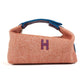 HERMES ロゴ ブリッドアブラック PM Hナッテ カバン バニティバッグ ポーチ ハンドバッグ トワルアッシュ レディース トメット レッド系