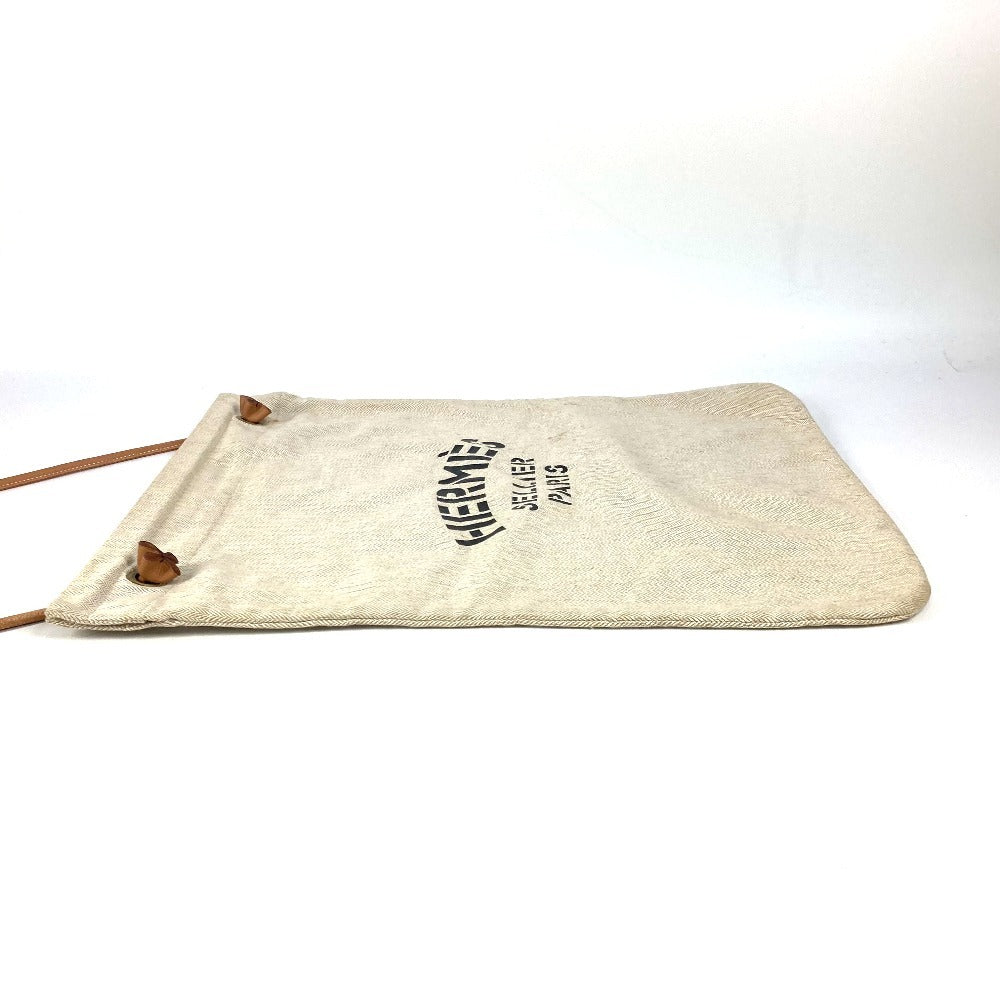 HERMES Sac Aline GM bag shawl Shoulder Bag cotton White/natural Used