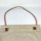 HERMES Sac Aline GM bag shawl Shoulder Bag cotton White/natural Used