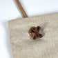 HERMES Sac Aline GM bag shawl Shoulder Bag cotton White/natural Used