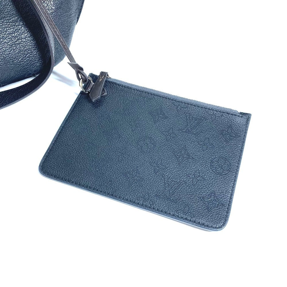 LOUIS VUITTON M54402 モノグラム マヒナ ジロラッタ カバン 肩掛け 2WAYバッグ ショルダーバッグ 巾着 ハンドバッグ トートバッグ モノグラムマヒナレザー レディース ノワール ブラック
