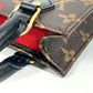 LOUIS VUITTON M80839 Monogram Fall in Love China Exclusive Petite - Sac Plat Bags Handbag Crossbody Shoulder Bag MonogramCanvas Brown/Red Used