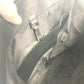 CHANEL CC ココマーク ロゴ 縦型トート トートバッグ カバン 肩掛け ショルダーバッグ ニット/レザー レディース ブラック