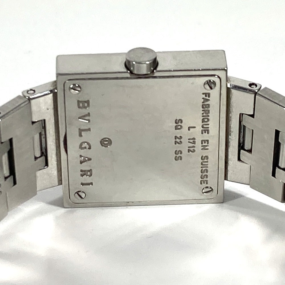 BVLGARI SQ22SS スクエア クアドラード レディースウォッチ 腕時計 SS レディース シルバー