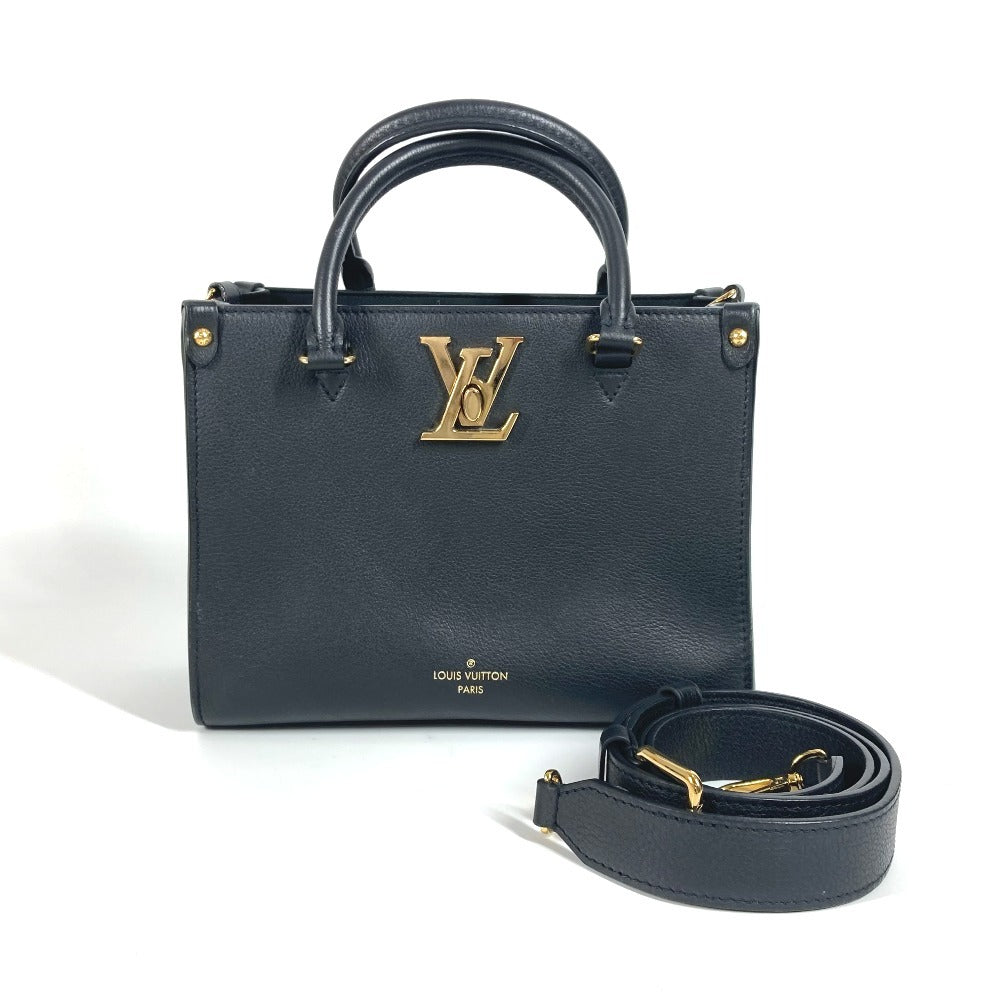 LOUIS VUITTON M22311 Lock & Go Bags 2WAY Bags Shoulder Bag Crossbody Tote Bag Hand Bag Leather Noir Black Used