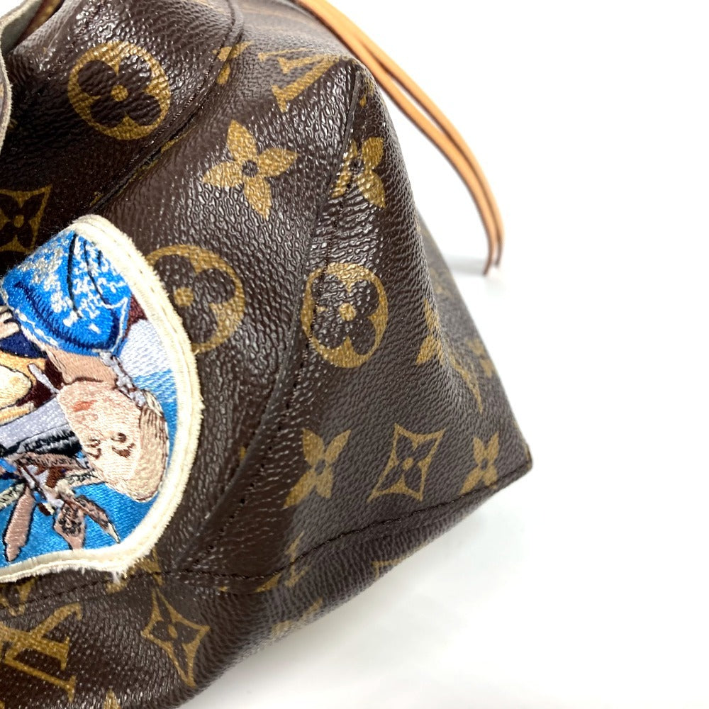 LOUIS VUITTON M40287 モノグラム シンディーシャーマン カメラメッセンジャー カバン 2WAYバッグ ショルダーバッグ 斜め掛け トートバッグ ワッペン ハンドバッグ モノグラムキャンバス レディース ブラウン