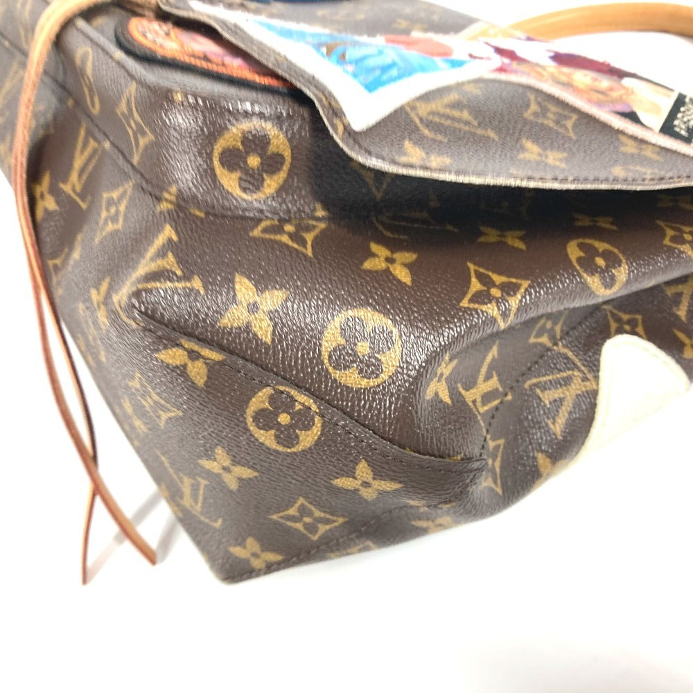 LOUIS VUITTON M40287 モノグラム シンディーシャーマン カメラメッセンジャー カバン 2WAYバッグ ショルダーバッグ 斜め掛け トートバッグ ワッペン ハンドバッグ モノグラムキャンバス レディース ブラウン