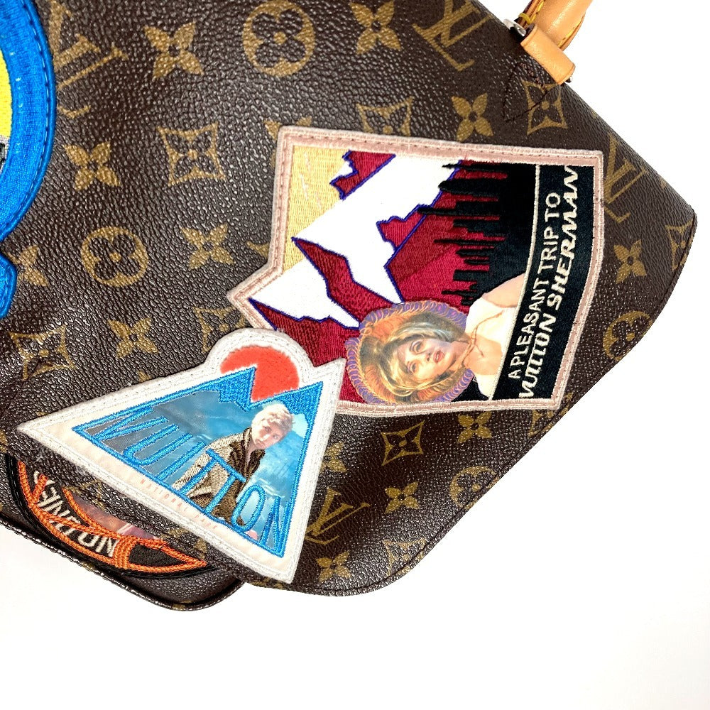 LOUIS VUITTON M40287 モノグラム シンディーシャーマン カメラメッセンジャー カバン 2WAYバッグ ショルダーバッグ 斜め掛け トートバッグ ワッペン ハンドバッグ モノグラムキャンバス レディース ブラウン