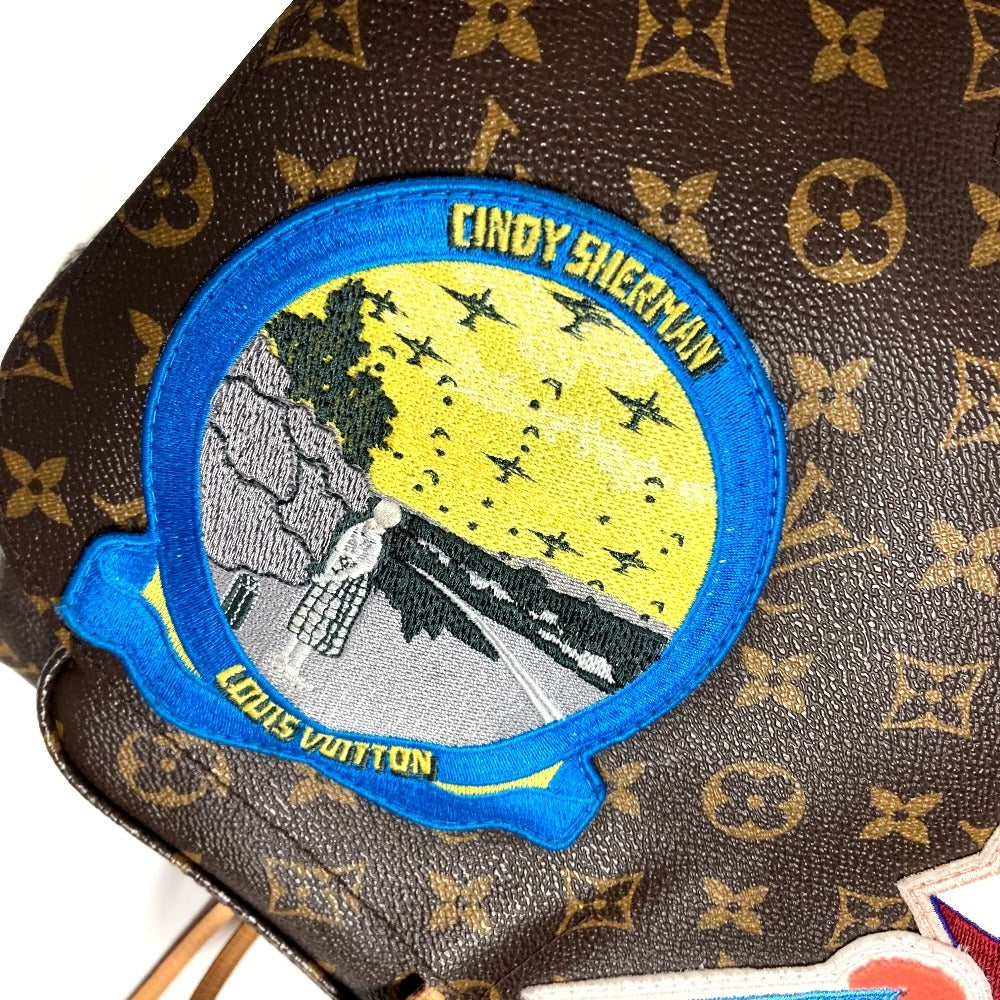 LOUIS VUITTON M40287 モノグラム シンディーシャーマン カメラメッセンジャー カバン 2WAYバッグ ショルダーバッグ 斜め掛け トートバッグ ワッペン ハンドバッグ モノグラムキャンバス レディース ブラウン