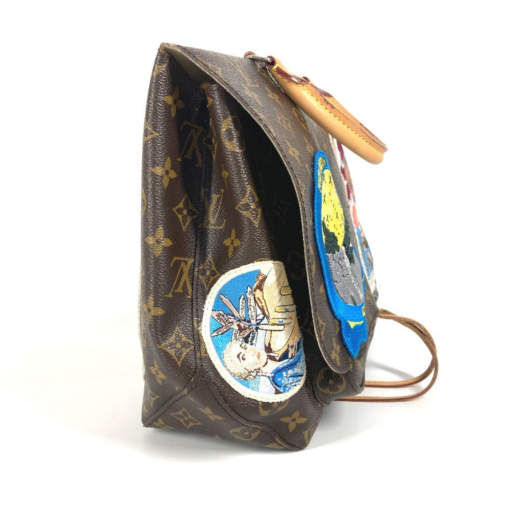 LOUIS VUITTON M40287 モノグラム シンディーシャーマン カメラメッセンジャー カバン 2WAYバッグ ショルダーバッグ 斜め掛け トートバッグ ワッペン ハンドバッグ モノグラムキャンバス レディース ブラウン