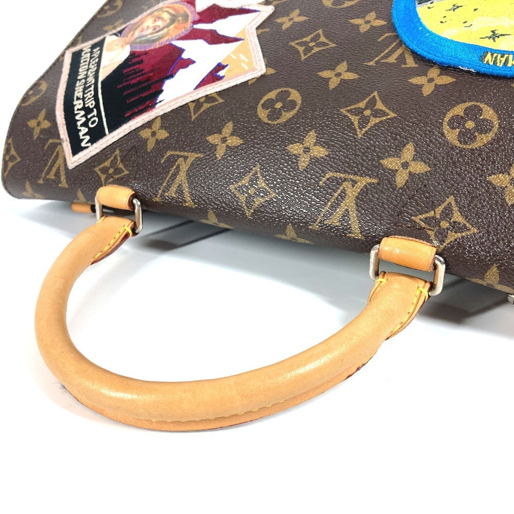 LOUIS VUITTON M40287 モノグラム シンディーシャーマン カメラメッセンジャー カバン 2WAYバッグ ショルダーバッグ 斜め掛け トートバッグ ワッペン ハンドバッグ モノグラムキャンバス レディース ブラウン