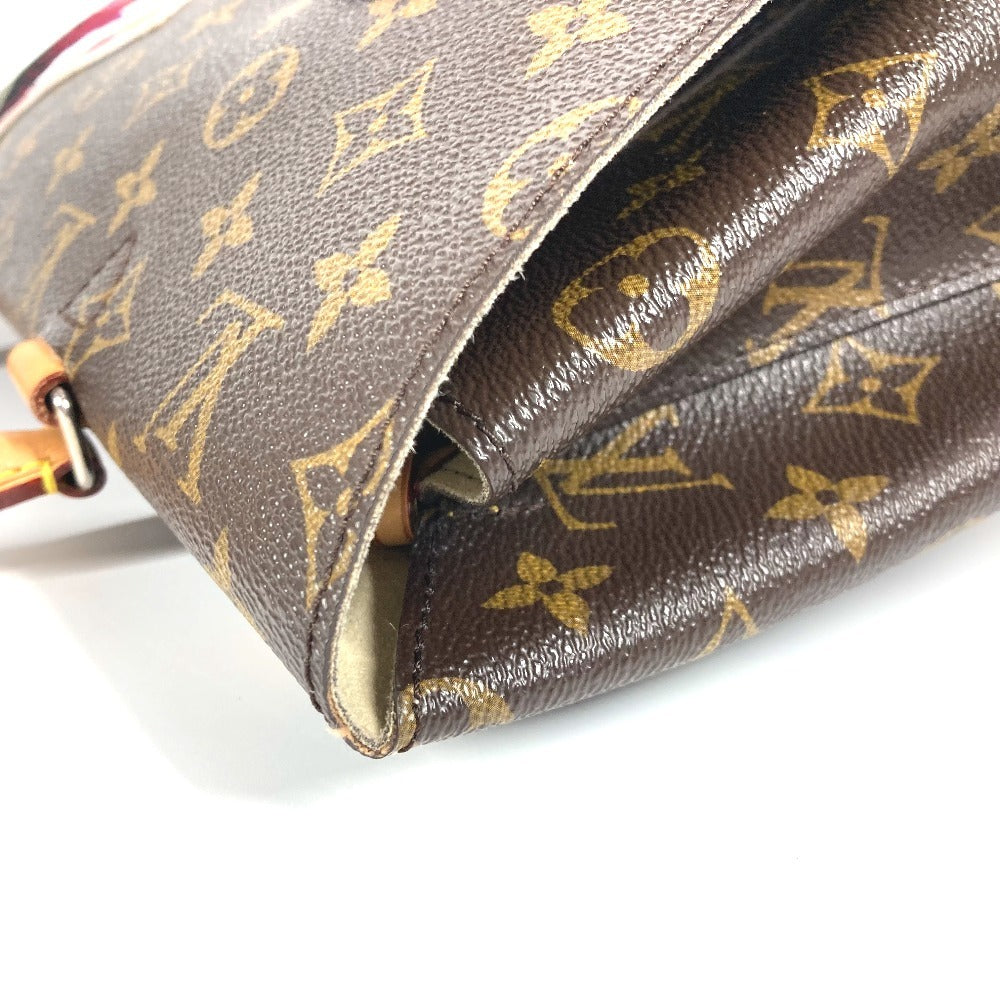 LOUIS VUITTON M40287 モノグラム シンディーシャーマン カメラメッセンジャー カバン 2WAYバッグ ショルダーバッグ 斜め掛け トートバッグ ワッペン ハンドバッグ モノグラムキャンバス レディース ブラウン