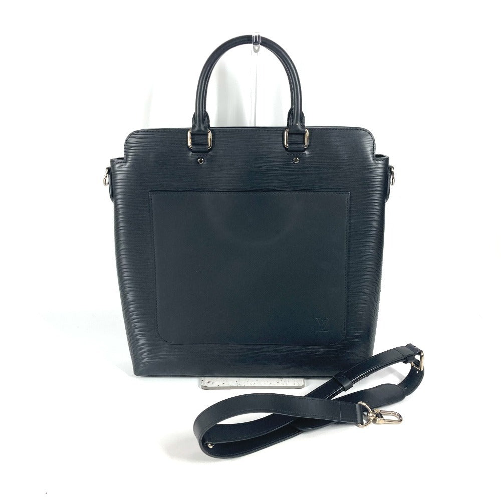 LOUIS VUITTON M58847 Epi Brooks Tote Bag, Handbag, Tote Bag, Shoulder Bag, Business Bag, Epi Leather, Men's, Noir Black