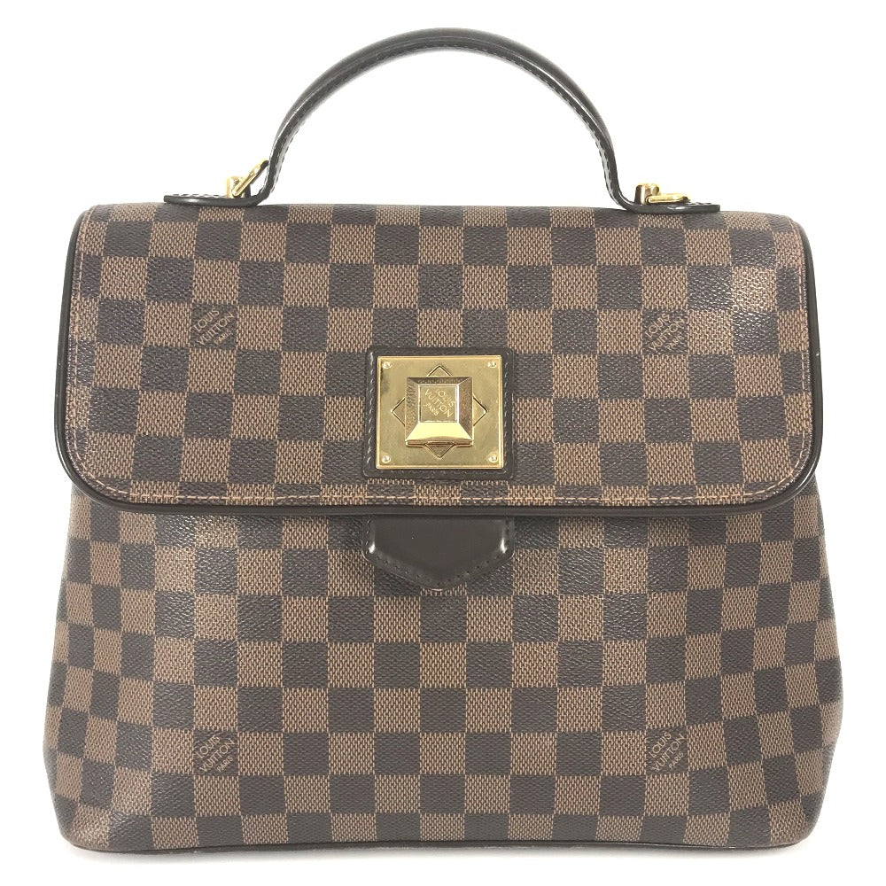 LOUIS VUITTON N41168 ダミエ ベルガモMM カバン 肩掛け ショルダーバッグ ハンドバッグ ダミエキャンバス レディース エベヌ ブラウン