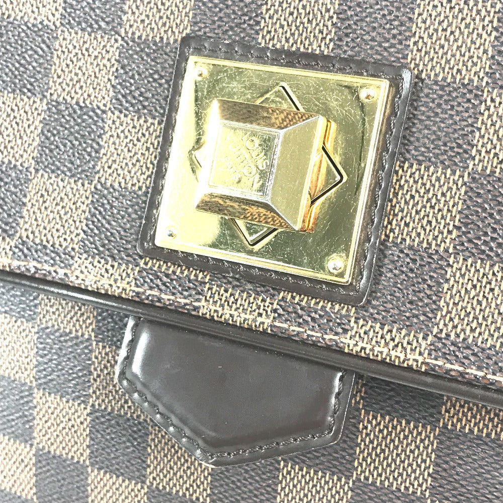 LOUIS VUITTON N41168 ダミエ ベルガモMM カバン 肩掛け ショルダーバッグ ハンドバッグ ダミエキャンバス レディース エベヌ ブラウン