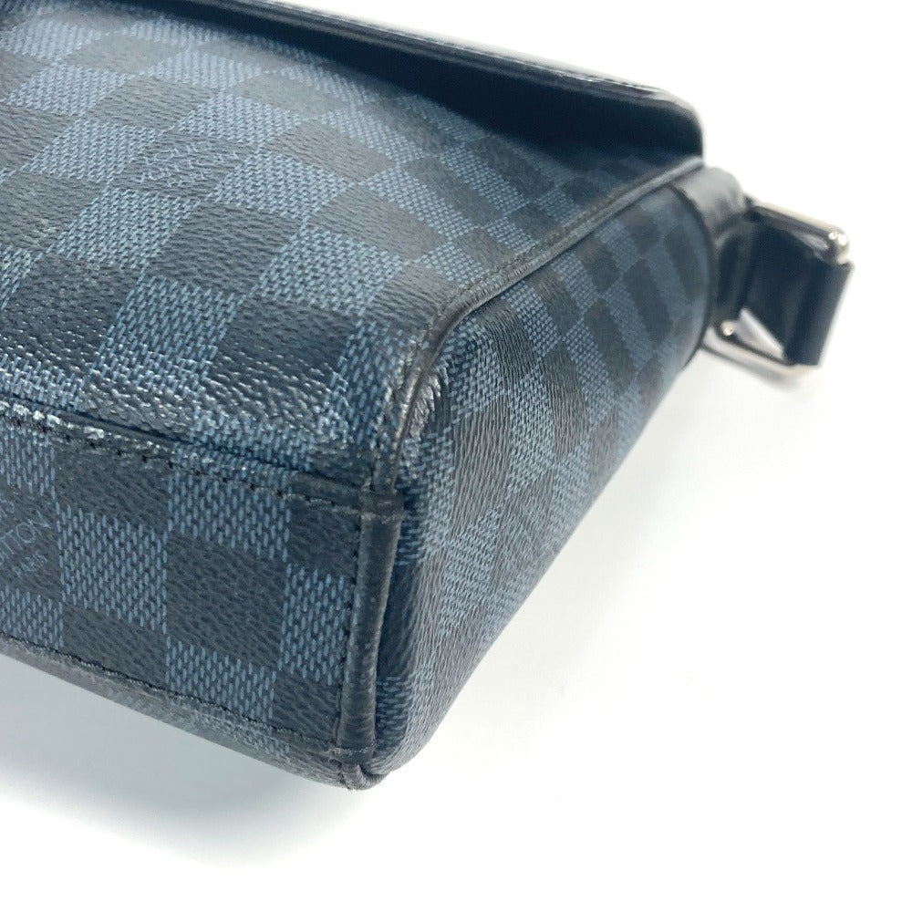 LOUIS VUITTON N41587 ダミエコバルト ニューポート メッセンジャーPM ポシェット 斜め掛け カバン ショルダーバッグ ダミエコバルトキャンバス ユニセックス ネイビー