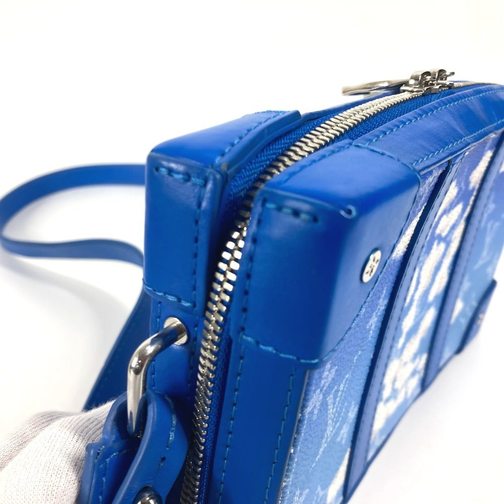 LOUIS VUITTON M45432 モノグラムクラウズ 雲 ソフトトランクウォレット 斜め掛け カバン ポシェット 長財布 クラッチバッグ ショルダーバッグ レザー ユニセックス ブルー