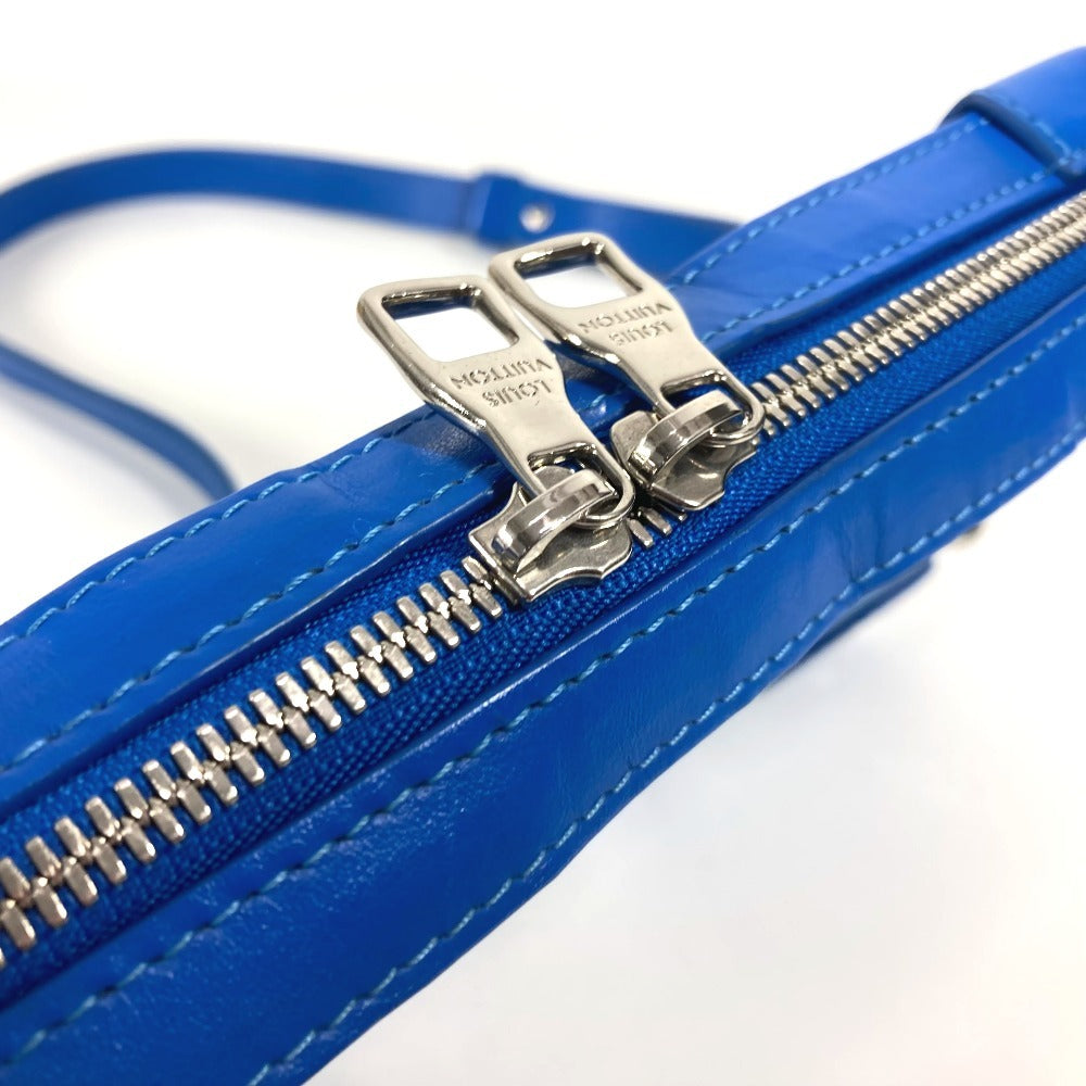 LOUIS VUITTON M45432 モノグラムクラウズ 雲 ソフトトランクウォレット 斜め掛け カバン ポシェット 長財布 クラッチバッグ ショルダーバッグ レザー ユニセックス ブルー