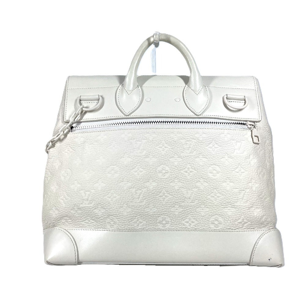 LOUIS VUITTON M53279 モノグラム トリヨン スティーマーPM カバン トートバッグ 2WAYバッグ ショルダーバッグ ハンドバッグ トリヨンレザー メンズ ブロン ホワイト