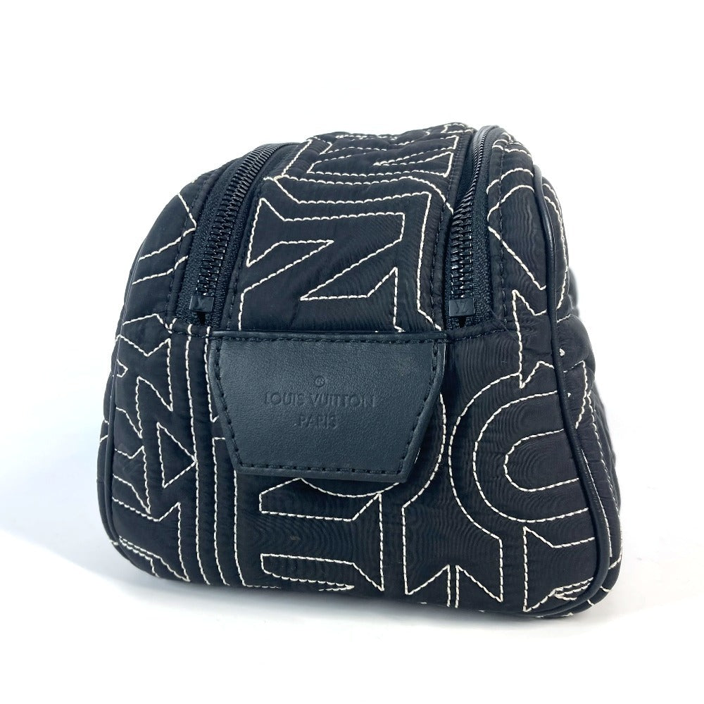 LOUIS VUITTON M21435 LV スノー コレクション ドップキット ポーチ カバン セカンドバッグ クラッチバッグ ナイロン ユニセックス ブラック