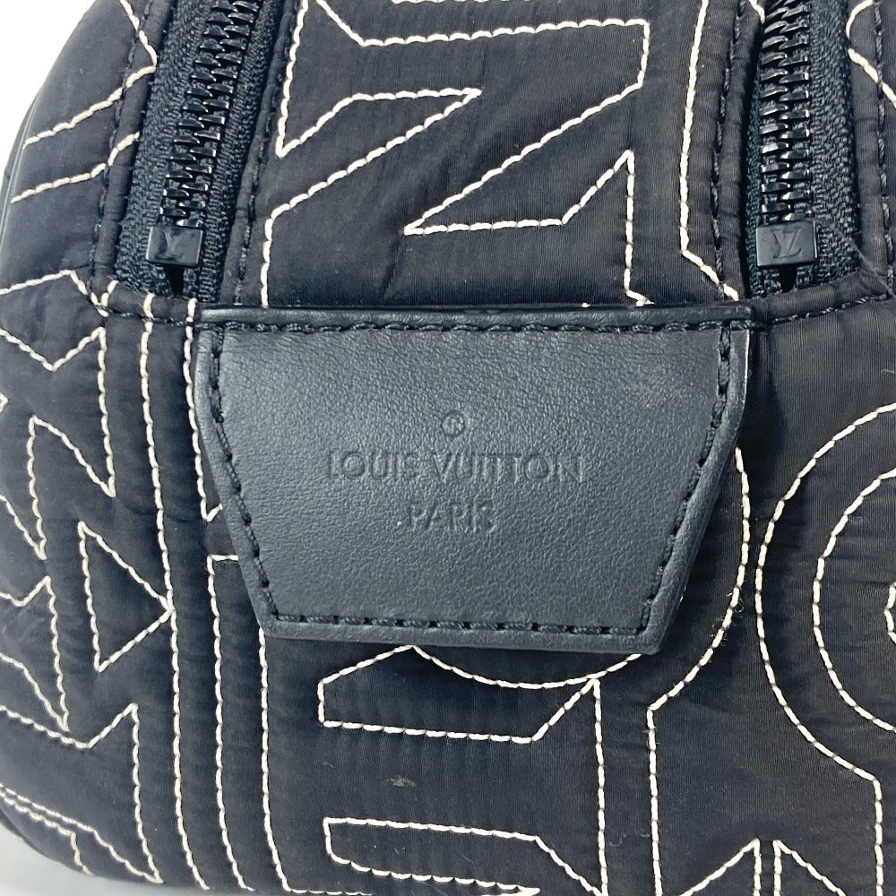 LOUIS VUITTON M21435 LV スノー コレクション ドップキット ポーチ カバン セカンドバッグ クラッチバッグ ナイロン ユニセックス ブラック