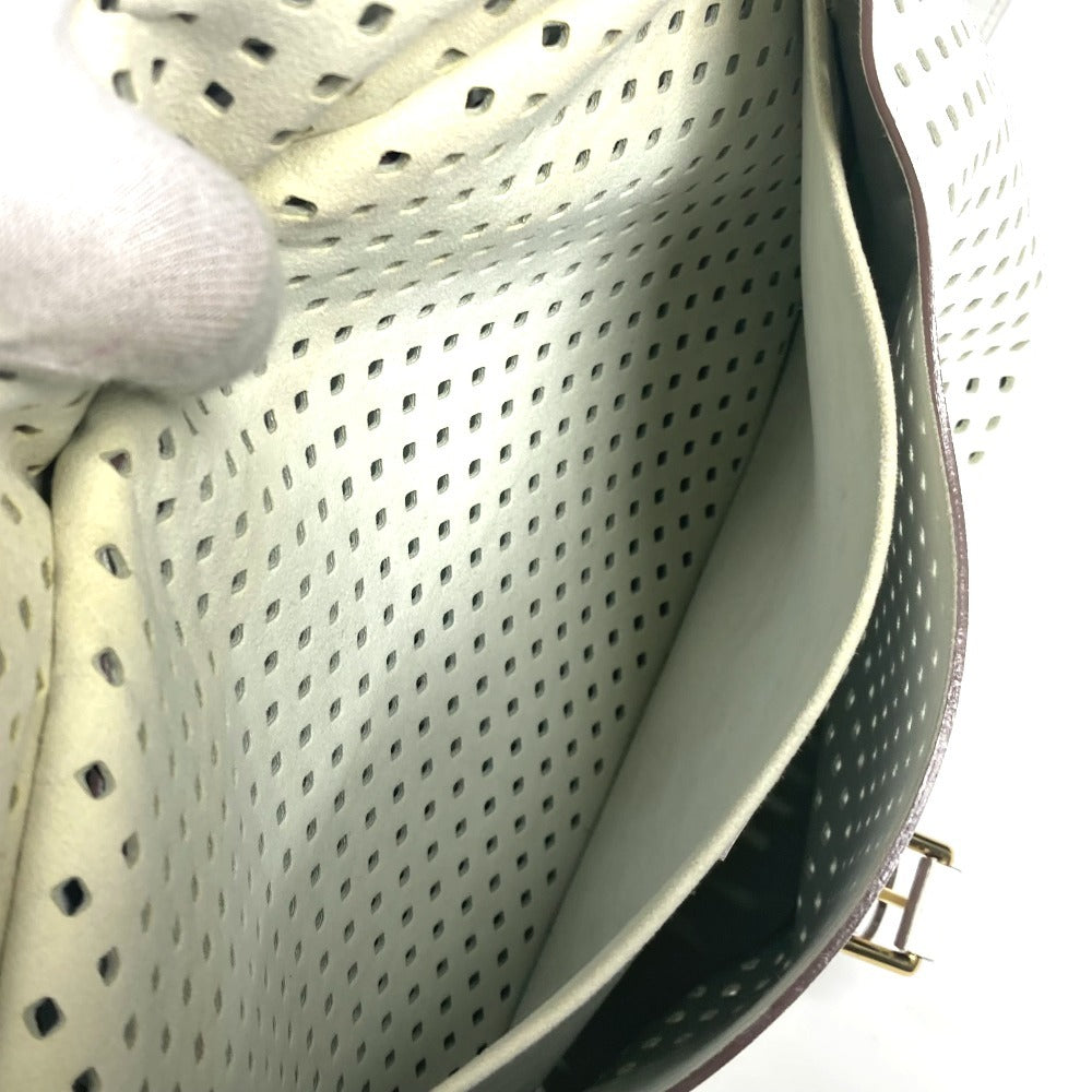 LOUIS VUITTON M93997 ペルフォ・レ・フローレ ソミュール パンチング カバン メッセンジャーバッグ 斜め掛け ショルダーバッグ レザー ユニセックス ホワイト