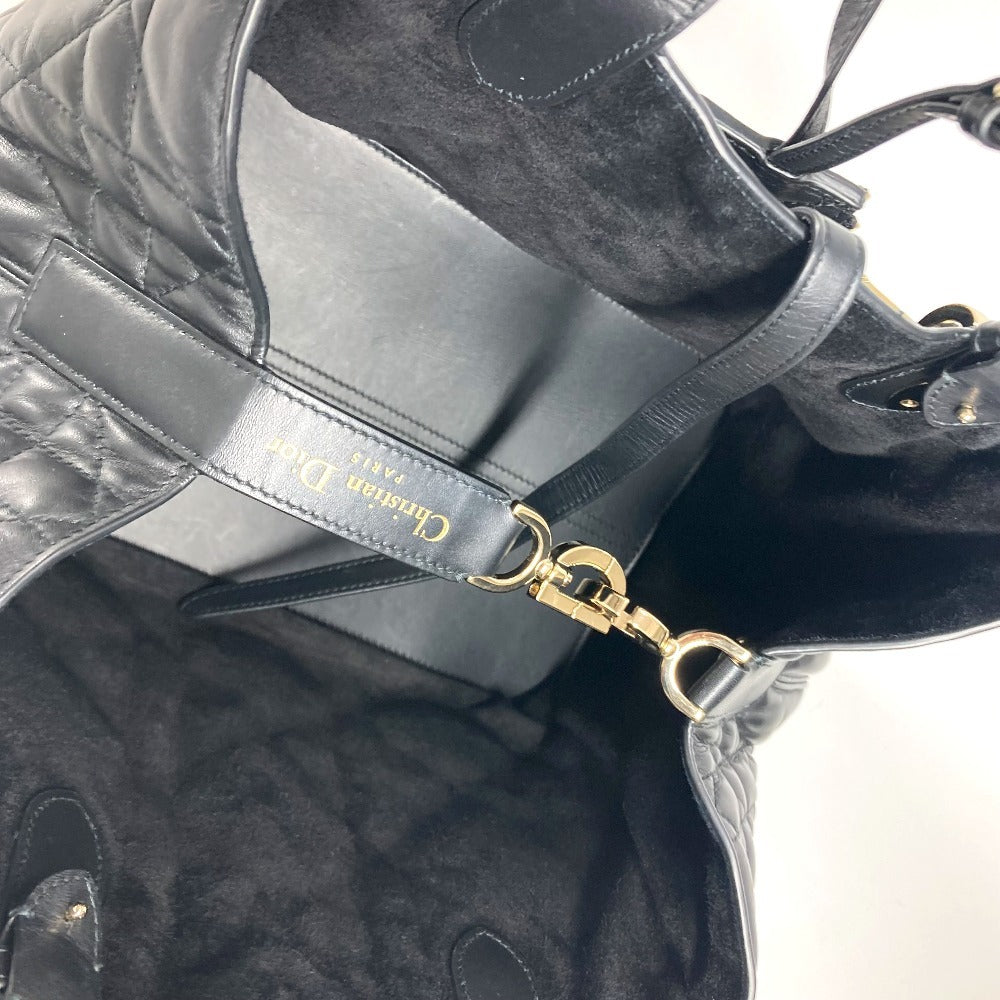 Dior M2821OSHJ 2WAYバッグ トゥジュール ミディアム カバン トートバッグ ハンドバッグ ポーチ付き ショルダーバッグ カーフスキン レディース ブラック
