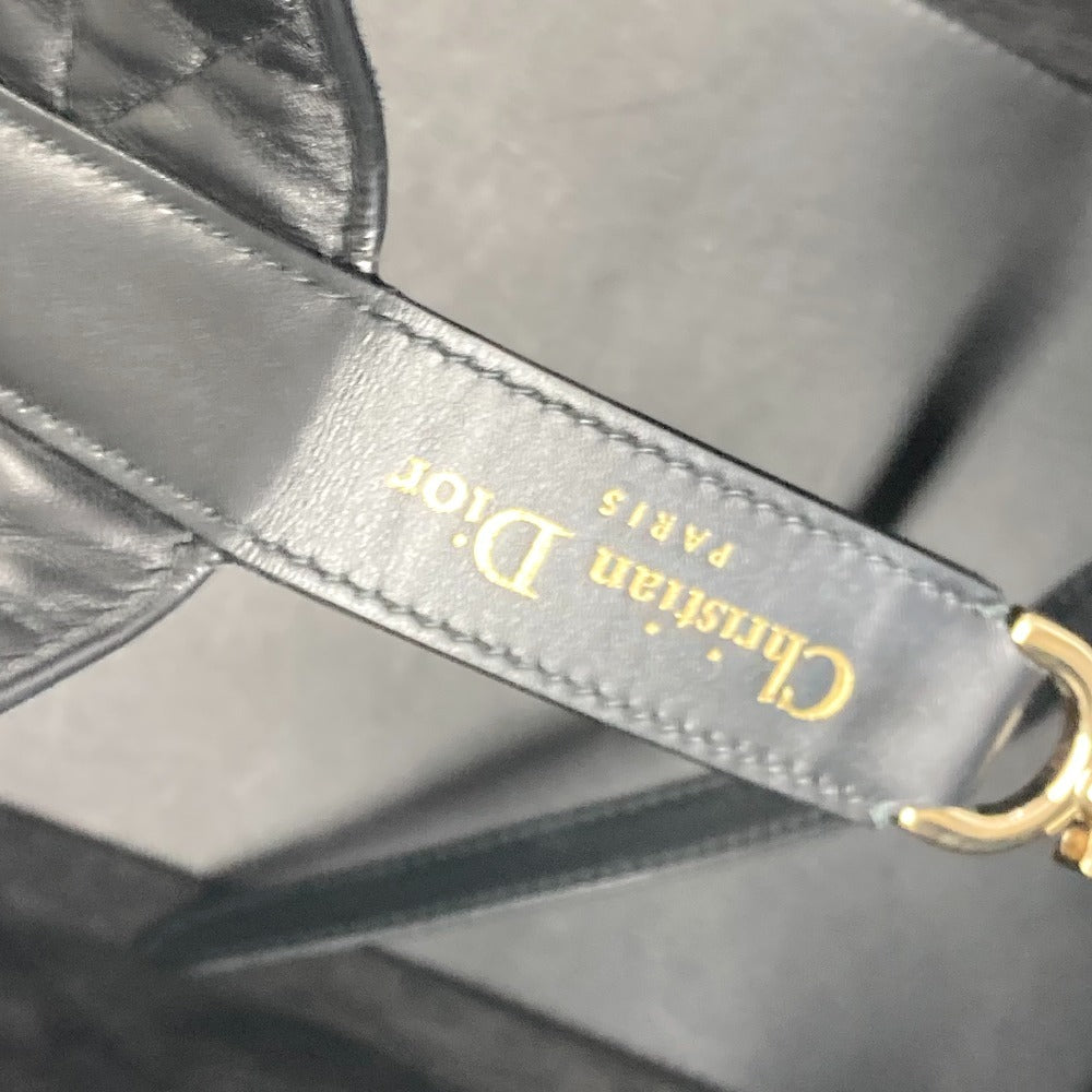Dior M2821OSHJ 2WAYバッグ トゥジュール ミディアム カバン トートバッグ ハンドバッグ ポーチ付き ショルダーバッグ カーフスキン レディース ブラック