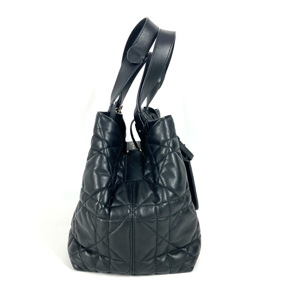 Dior M2821OSHJ 2WAYバッグ トゥジュール ミディアム カバン トートバッグ ハンドバッグ ポーチ付き ショルダーバッグ カーフスキン レディース ブラック