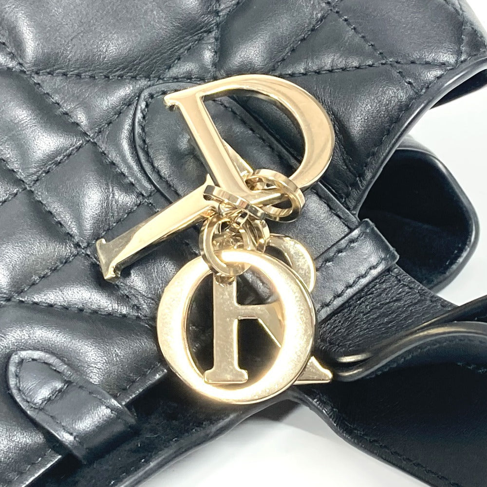 Dior M2821OSHJ 2WAYバッグ トゥジュール ミディアム カバン トートバッグ ハンドバッグ ポーチ付き ショルダーバッグ カーフスキン レディース ブラック