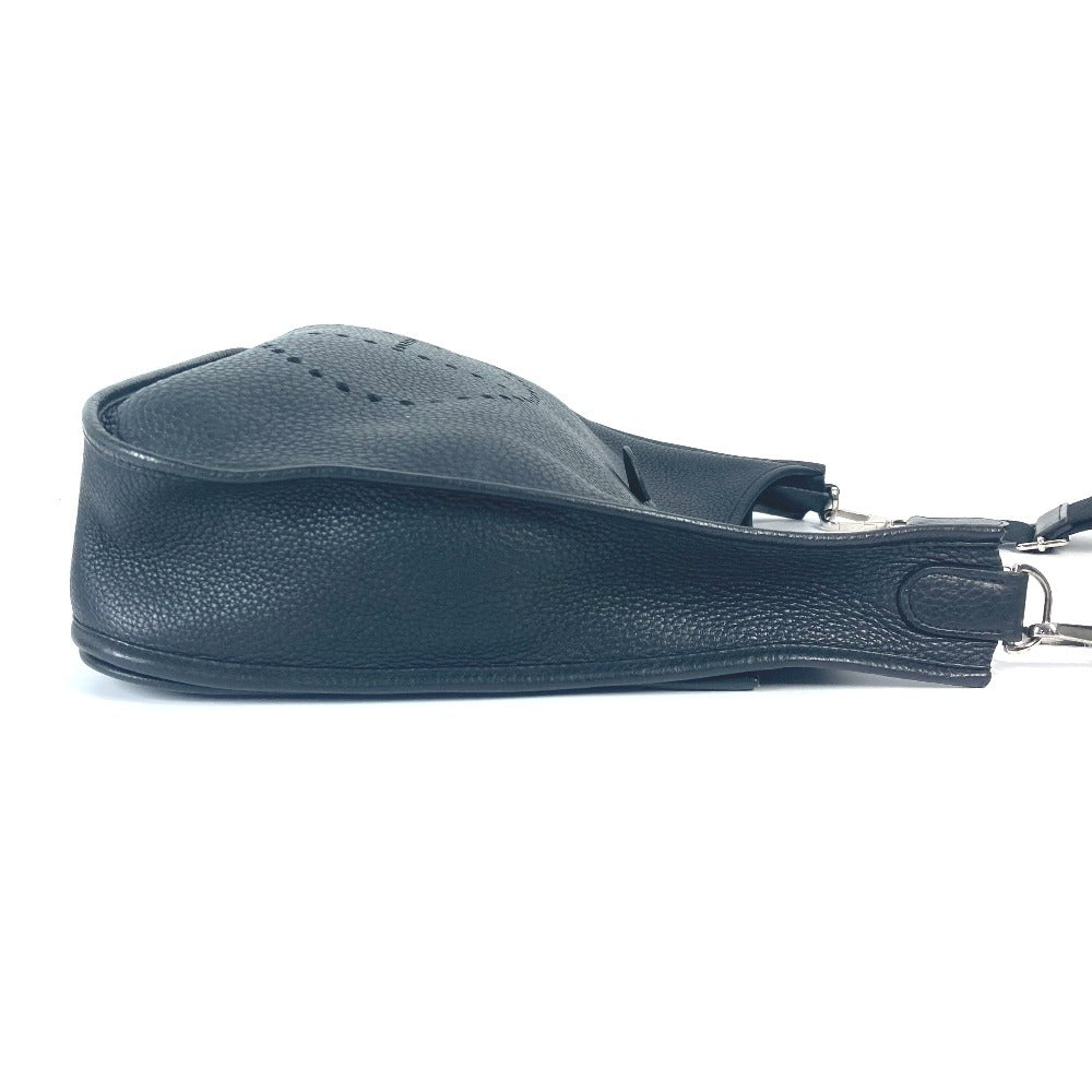HERMES エブリン 3 GM カバン H パンチングロゴ ショルダーバッグ トリヨンクレマンス ユニセックス ブラック