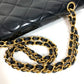 CHANEL マトラッセ キルティング CC ココマーク パリ限定 マトラッセ28 カバン バッグ Wチェーン 斜め掛け フラップ ショルダーバッグ ラムスキン レディース ブラック