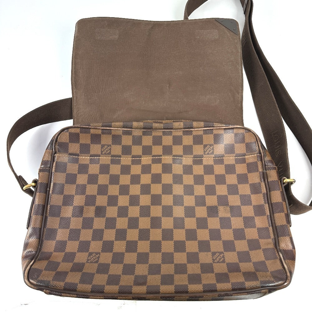 LOUIS VUITTON N41149 ダミエ シェルトンMM カバン 斜め掛け メッセンジャーバッグ ショルダーバッグ ダミエキャンバス ユニセックス エベヌ ブラウン