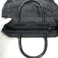 Prada Triangle Logo Plaque Tote Bag with Plastic Handles, Nylon, Unisex, Black