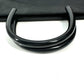 Prada Triangle Logo Plaque Tote Bag with Plastic Handles, Nylon, Unisex, Black