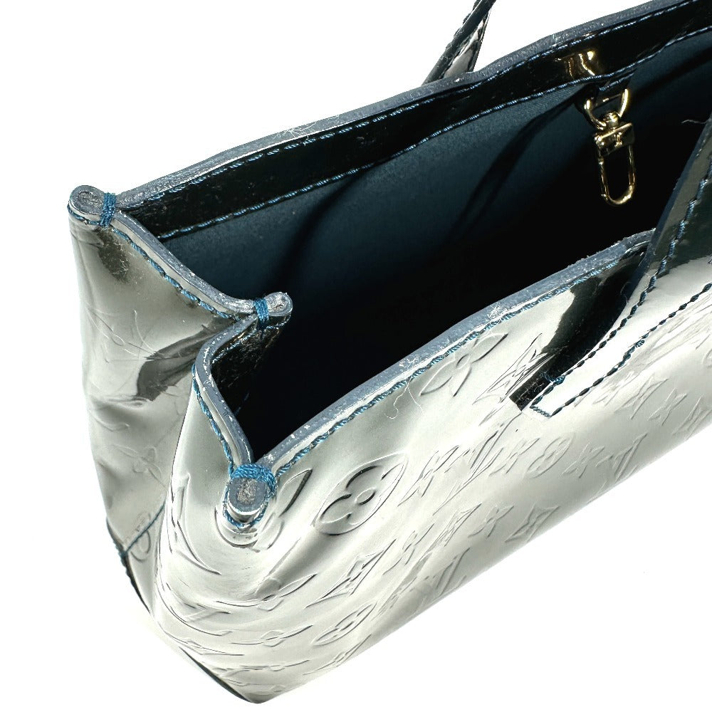LOUIS VUITTON M93684 モノグラムヴェルニ ウィルシャーPM カバン トートバッグ ハンドバッグ モノグラムヴェルニ レディース ブルーニュイ グリーン