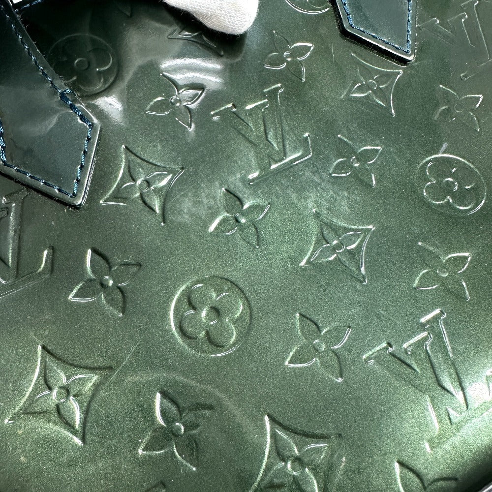 LOUIS VUITTON M93684 モノグラムヴェルニ ウィルシャーPM カバン トートバッグ ハンドバッグ モノグラムヴェルニ レディース ブルーニュイ グリーン