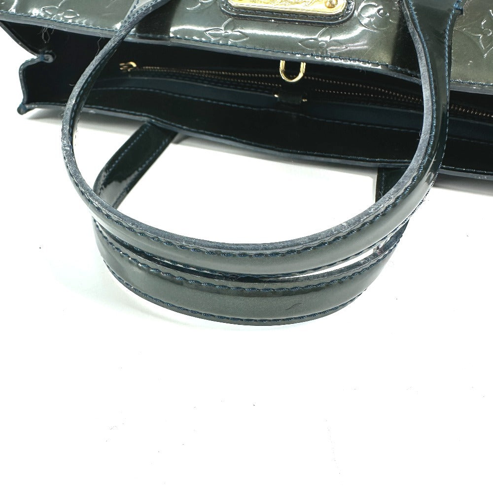 LOUIS VUITTON M93684 モノグラムヴェルニ ウィルシャーPM カバン トートバッグ ハンドバッグ モノグラムヴェルニ レディース ブルーニュイ グリーン