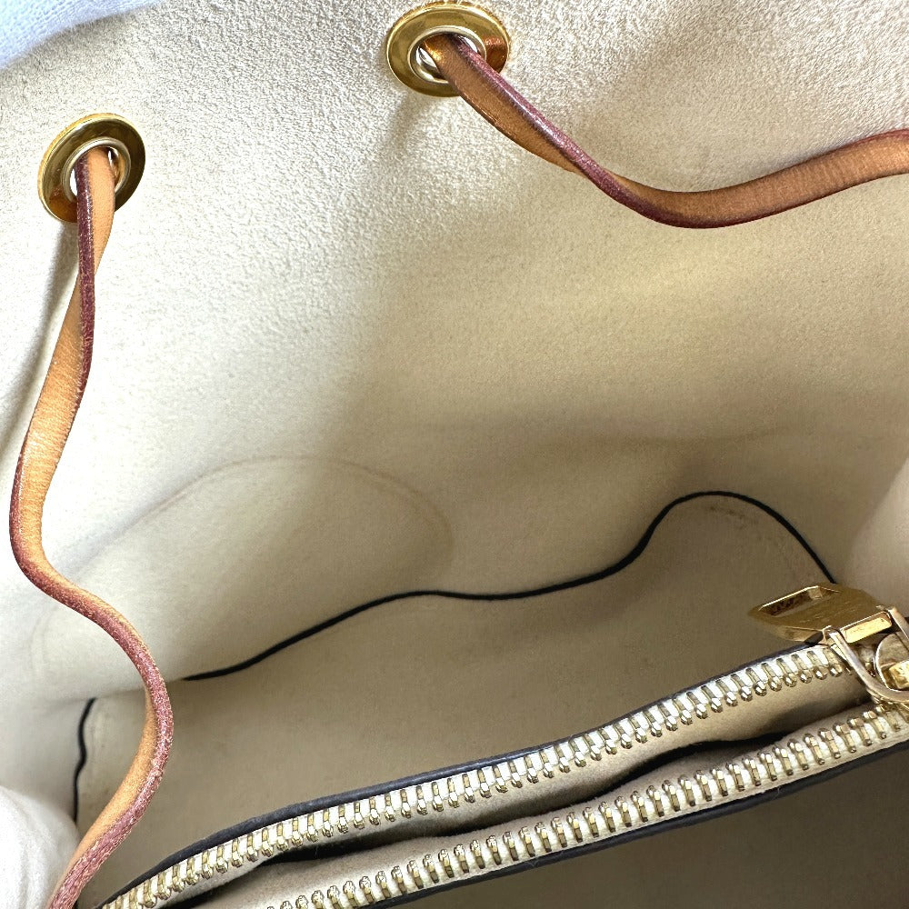 LOUIS VUITTON N41066 Damier Azur Summer Trunk NeoNoe Bag, 2-Way Bag, Crossbody Bag, Drawstring Bag, Bucket-Shaped Shoulder Bag, Damier Azur Canvas, Unisex, White