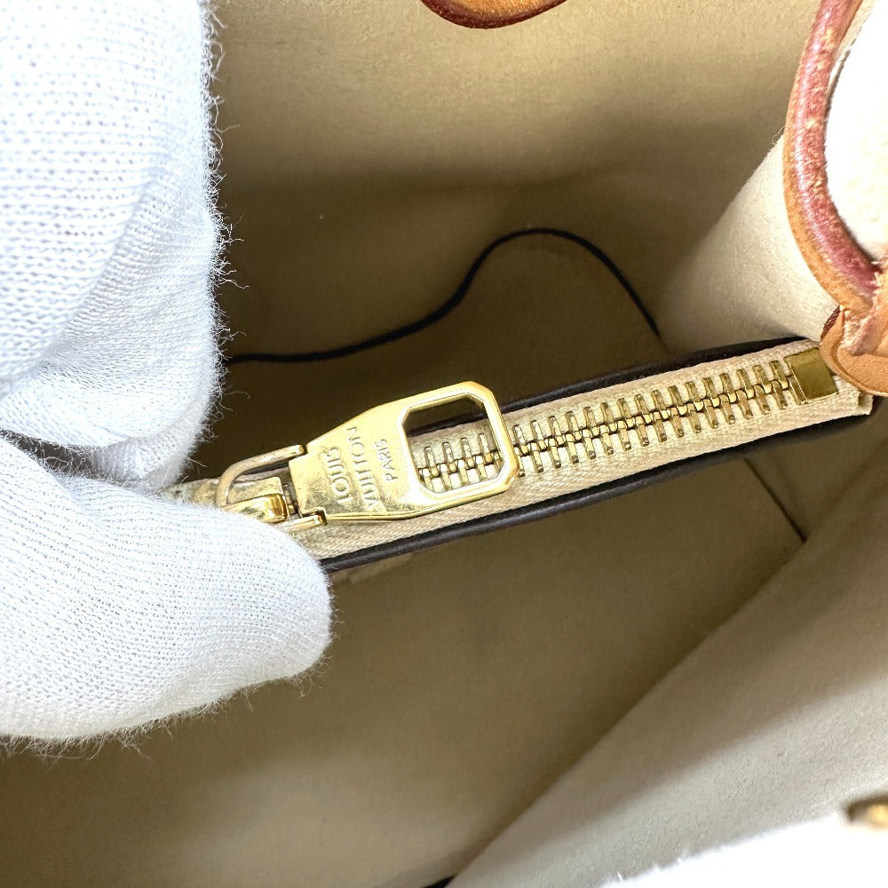LOUIS VUITTON N41066 Damier Azur Summer Trunk NeoNoe Bag, 2-Way Bag, Crossbody Bag, Drawstring Bag, Bucket-Shaped Shoulder Bag, Damier Azur Canvas, Unisex, White