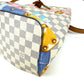 LOUIS VUITTON N41066 Damier Azur Summer Trunk NeoNoe Bag, 2-Way Bag, Crossbody Bag, Drawstring Bag, Bucket-Shaped Shoulder Bag, Damier Azur Canvas, Unisex, White