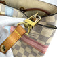 LOUIS VUITTON N41066 Damier Azur Summer Trunk NeoNoe Bag, 2-Way Bag, Crossbody Bag, Drawstring Bag, Bucket-Shaped Shoulder Bag, Damier Azur Canvas, Unisex, White