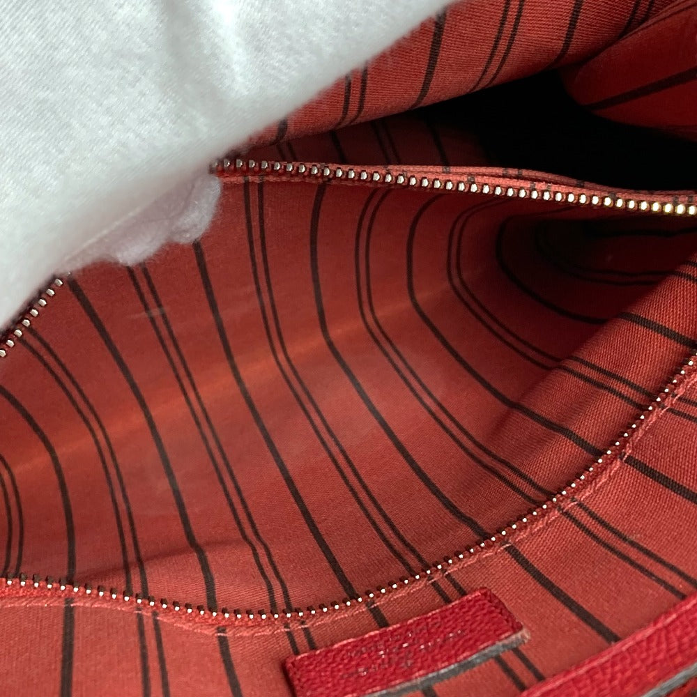 LOUIS VUITTON M42711 モノグラムアンプラント ポンヌフMM カバン 2WAYバッグ ショルダーバッグ 斜め掛け ハンドバッグ モノグラムアンプラントレザー レディース ブロッサム レッド系