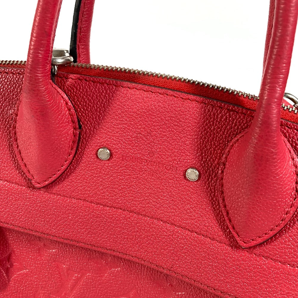 LOUIS VUITTON M42711 モノグラムアンプラント ポンヌフMM カバン 2WAYバッグ ショルダーバッグ 斜め掛け ハンドバッグ モノグラムアンプラントレザー レディース ブロッサム レッド系