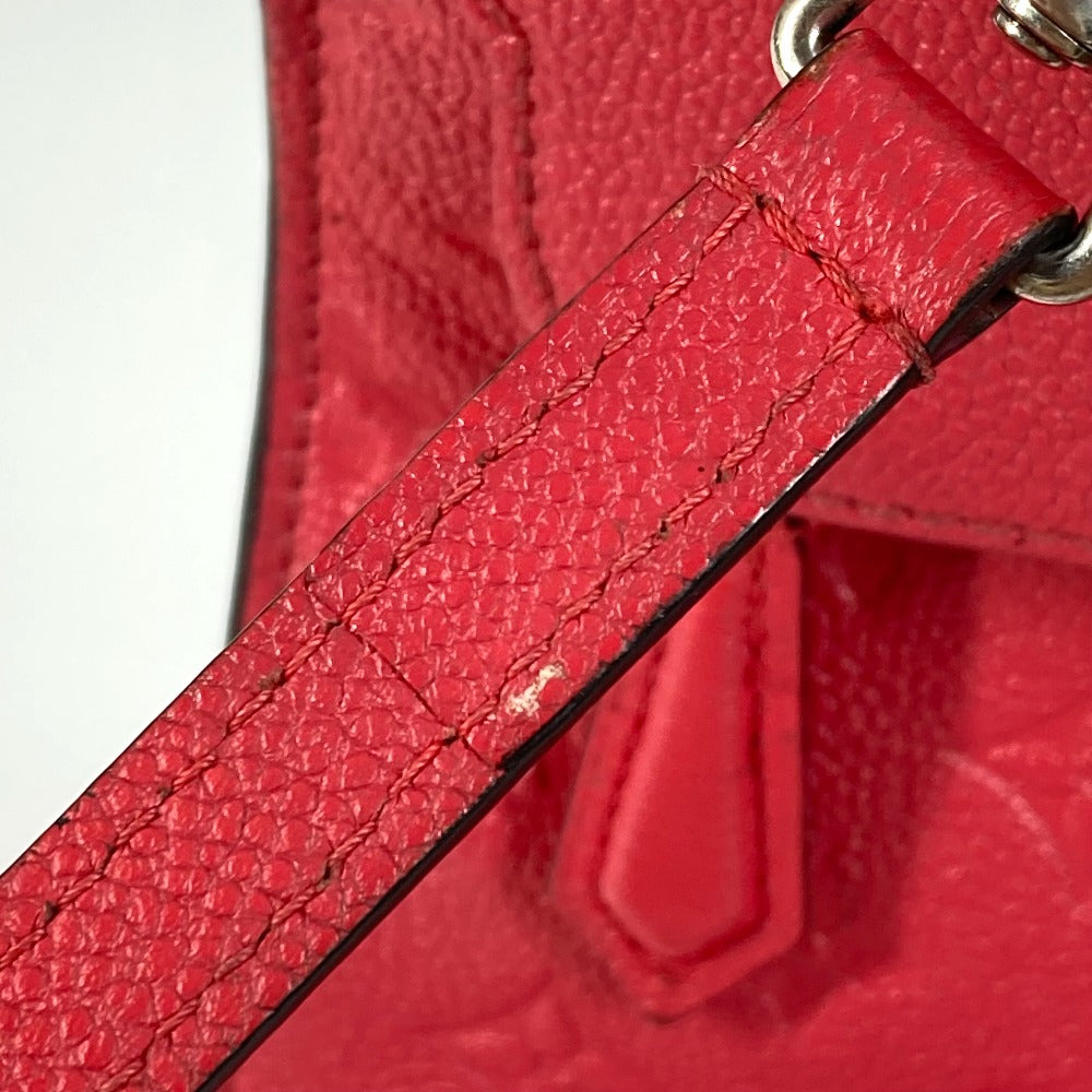 LOUIS VUITTON M42711 モノグラムアンプラント ポンヌフMM カバン 2WAYバッグ ショルダーバッグ 斜め掛け ハンドバッグ モノグラムアンプラントレザー レディース ブロッサム レッド系